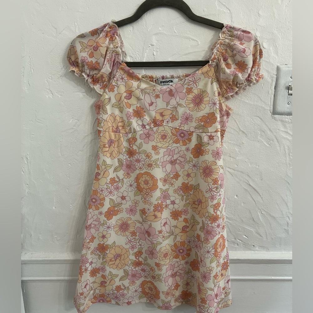 RSQ Girls Floral mini  Mesh Dress